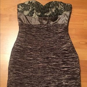 Olive Gown Strapless And Shimmery Gorgeous